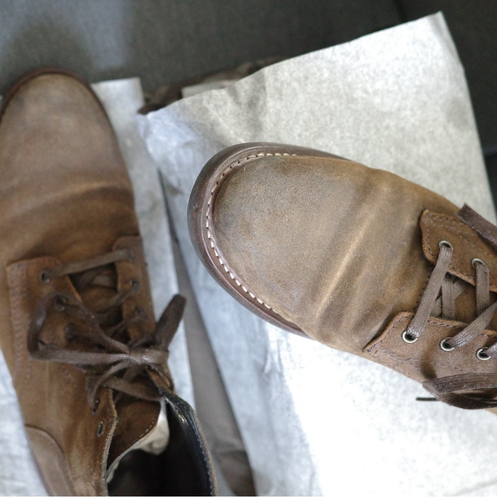 Thursday Boot Company Brown Leather Boots Ankle-High Design - Picture 7 of 11